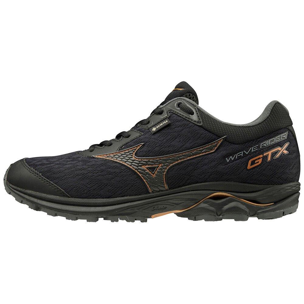 Mizuno Men's Running Shoes WAVE RIDER GTX Peacock - PHTUBCO-82